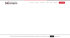 Desktop Screenshot of massimofattoretto.com